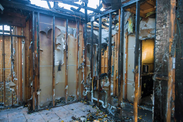Professional Smoke Damage Restoration technician working in Riva, MD